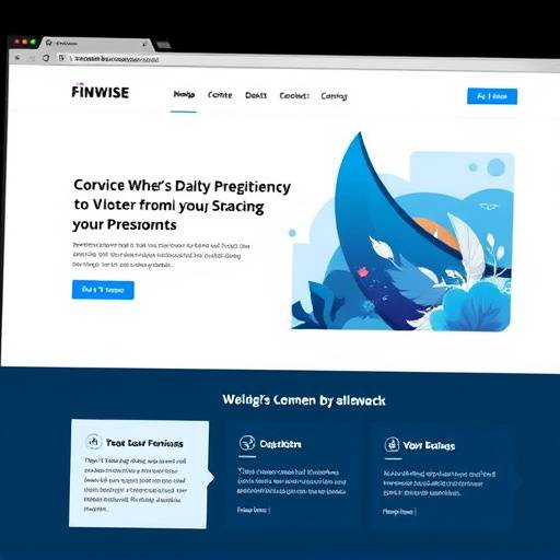 Screenshot showcasing the FinWise website in both light and dark mode, highlighting the difference in color schemes