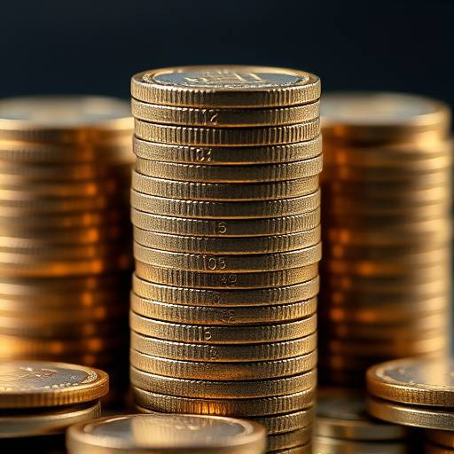 Stack of coins representing savings and financial security